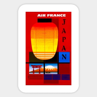 Japan with Air France Sticker